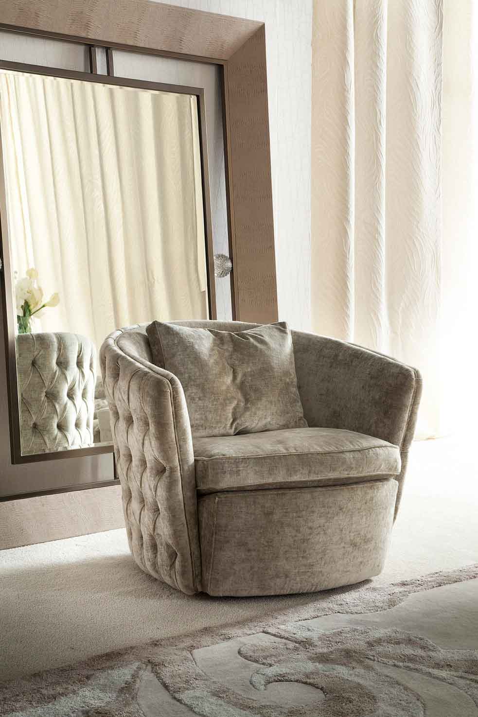 swivel occasional arm chair